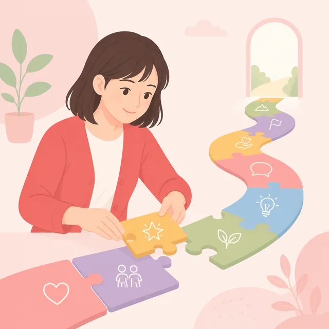 特性を活かす方法を学ぶ女性